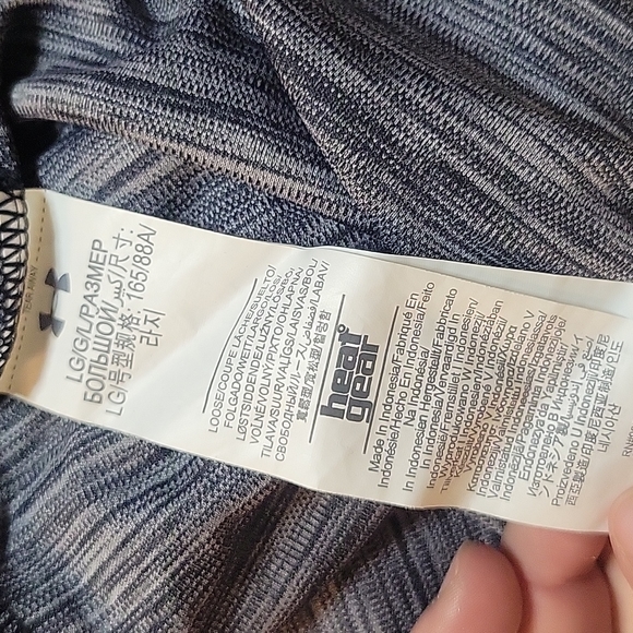 Hurley HEATGEAR, navy and grey long sleve shirt - Picture 6 of 6